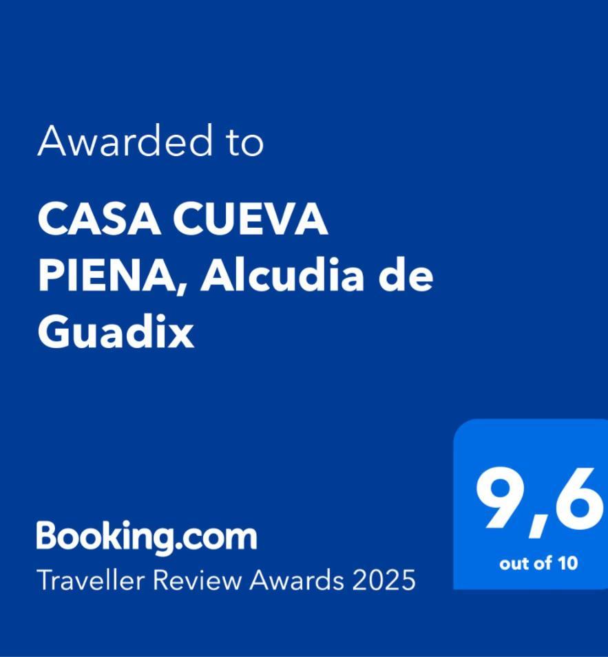 Casa Cueva Piena, Alcudia De Guadix Vila Exterior foto